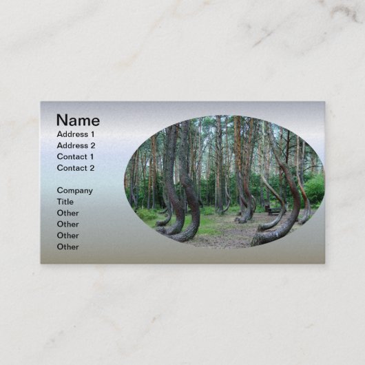 Gebost bos - Polen Visitekaartje (Voorkant)