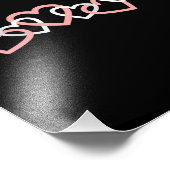 Gebost hart, Romantic Love Proof Foto Afdruk (Hoek)