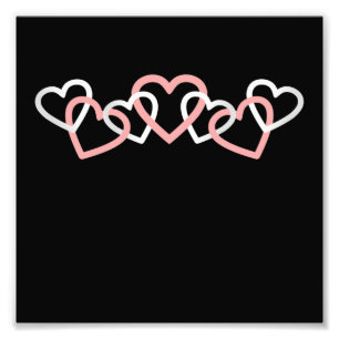 Gebost hart, Romantic Love Proof Foto Afdruk