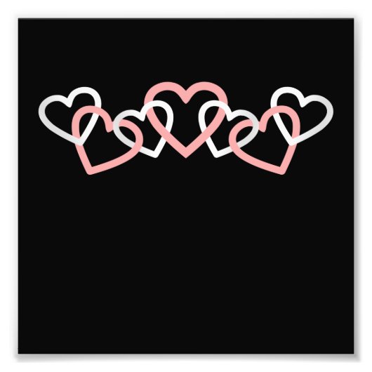 Gebost hart, Romantic Love Proof Foto Afdruk (Voorkant)