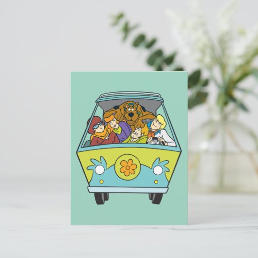 Gebost in de Mystery Machine Briefkaart (Staand voorkant)