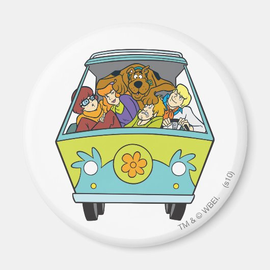 Gebost in de Mystery Machine Magneet (Voorkant)