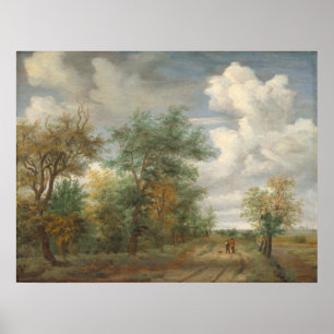 Gebost landschap, Meindert Hobbema Fine Art Poster