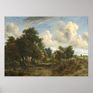 Gebost landschap, Meindert Hobbema Fine Art Poster