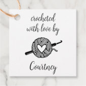 Gebost met liefde bedankjes labels (Voorkant)