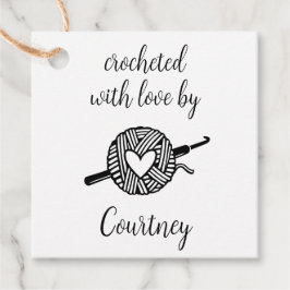 Gebost met liefde bedankjes labels