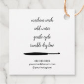 Gebost met liefde bedankjes labels (Achterkant)