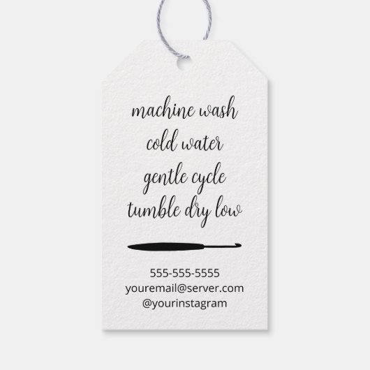 Gebost met liefde cadeaulabel (Achterkant)