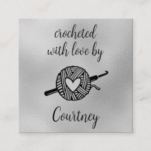 Gebost met liefde vierkante visitekaartje