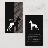 Geboste Great Dane Visitekaartjes (Voorkant / Achterkant)