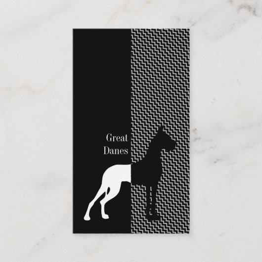 Geboste Great Dane Visitekaartjes (Voorkant)