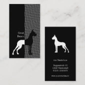 Geboste Great Dane Visitekaartjes (Voorkant / Achterkant)