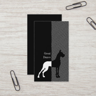 Geboste Great Dane Visitekaartjes
