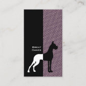 Geboste Great Dane Visitekaartjes (Voorkant)