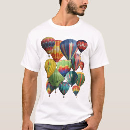 Geboste hete luchtballonnen t-shirt