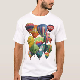Geboste hete luchtballonnen t-shirt