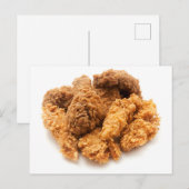 Geboste kip briefkaart (Voorkant / Achterkant)