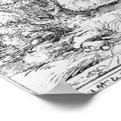 Geboste landschap poster (Hoek)