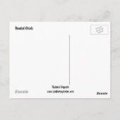 Geboste Oriole Briefkaart (Achterkant)