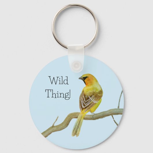 Geboste Oriole Sleutelhanger (Achterkant)