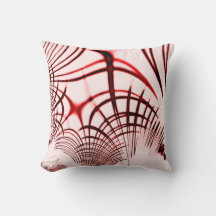 Geboste rode en bruine krommen op lichte achtergro