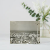 Geboste strand briefkaart (Staand voorkant)
