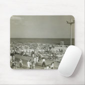 Geboste strand muismat (Met muis)