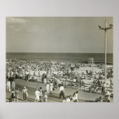 Geboste strand poster (Voorkant)