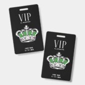 Geboste VIP-badge Badge (Voor- en achterkant)