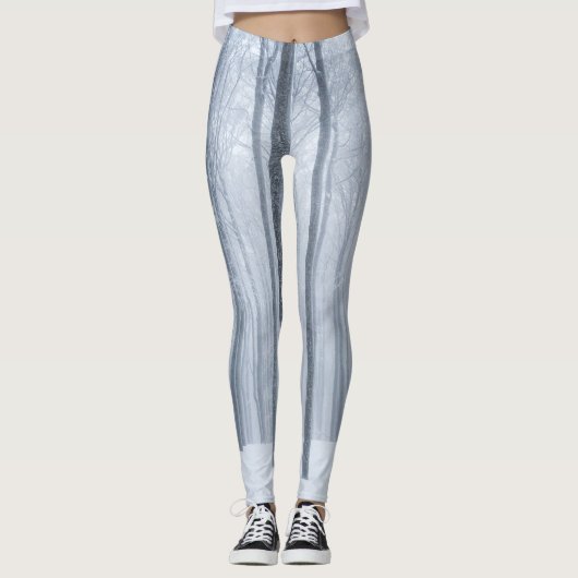 Geboste winterbos leggings (Voorkant)