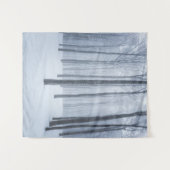 Geboste winterbos wandkleed (Voorkant (horizontaal))