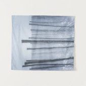 Geboste winterbos wandkleed (Voorkant (horizontaal))