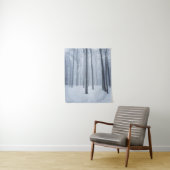 Geboste winterbos wandkleed (In situ)