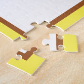 Geboterde Banaan Brood Loaf Slice Food Illustratie Legpuzzel (Zijkant)