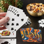 Gebottelde dranken pokerkaarten (Insitu)