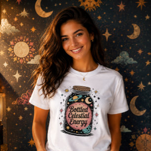 Gebottelde Hemelse Energie Magische Metselaars Pot T-shirt