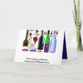 Gebottelde verjaardag kaart (Achterkant)