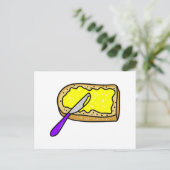 gebotterd brood briefkaart (Staand voorkant)