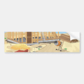 gebouw bumpersticker (Voorkant)