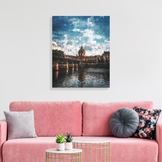 Gebouw Canvas Afdruk (Insitu (Woonkamer))