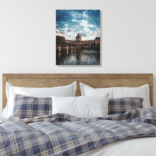 Gebouw Canvas Afdruk (Insitu (Slaapkamer))