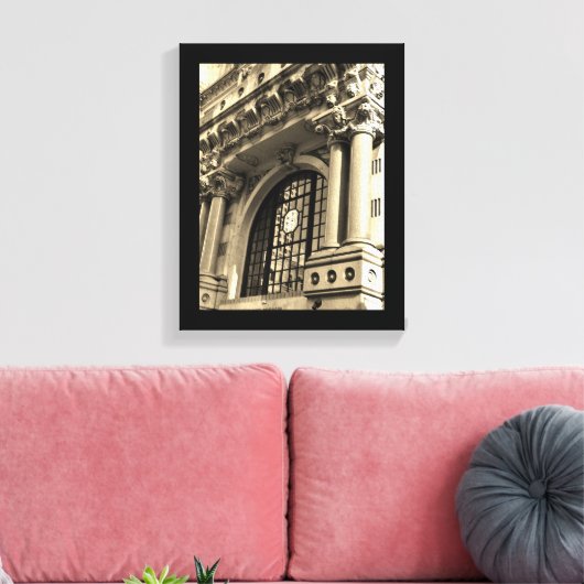 gebouw canvas afdruk (Insitu (Woonkamer))