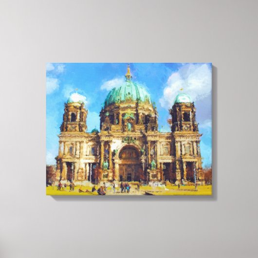 Gebouw Canvas Afdruk (Voorkant)