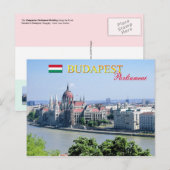 gebouw Hongaars parlement, Boedapest Briefkaart (Voorkant / Achterkant)