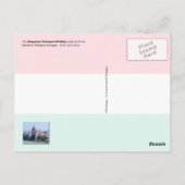 gebouw Hongaars parlement, Boedapest Briefkaart (Achterkant)