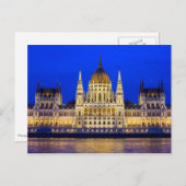 gebouw Hongaars parlement in Boedapest Briefkaart (Voorkant / Achterkant)