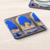 gebouw Hongaars parlement in Dusk Onderzetter (Linkerzijde)