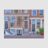 Gebouw in Amsterdam, Nederland Tissuepapier (Voorkant)
