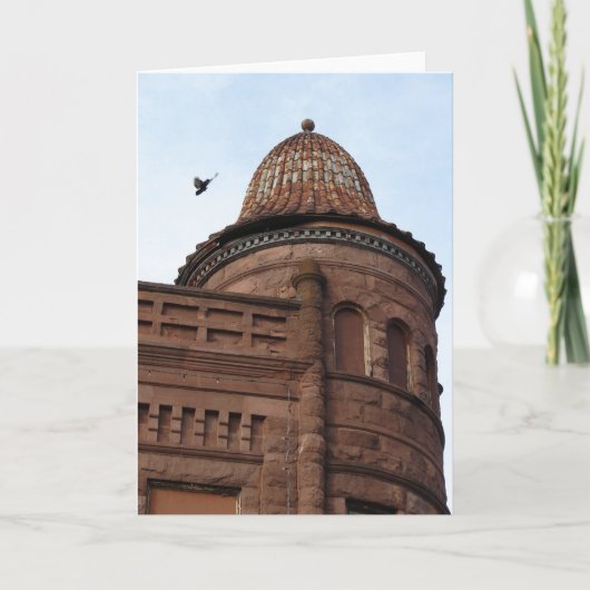 Gebouw in Fort Madison, Iowa Kaart (Voorkant)