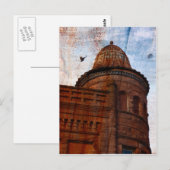 gebouw in Fort Madison met roestachtergrond Briefkaart (Voorkant / Achterkant)